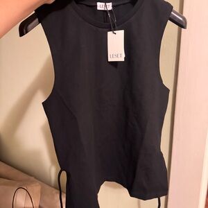 Leset sleeveless tie top xl